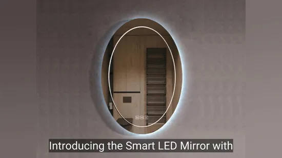 Wholesale Bathroom Makeup with Round Dimmable LED Touch Switch Mirror with Waterproof and Anti Fog Functions, Providing Multiple Size Options
