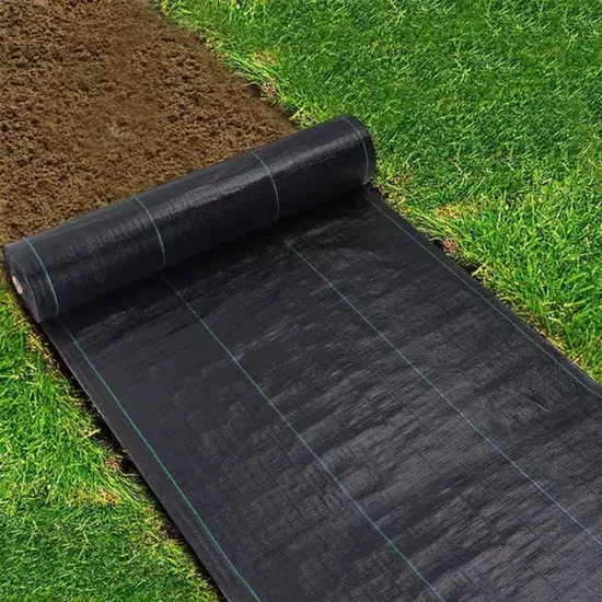 Customizable Agricultural PP Woven Ground Cover Weed Barrier Landscape Fabric for Garden Greenhouses Weed Mat 