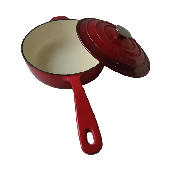 Enamel Cast Iron Saucepan Stock Pot 