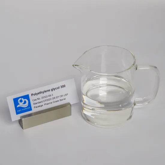 Polyethylene Glycol 300 Industrial Grade Used as Wetting Agent 