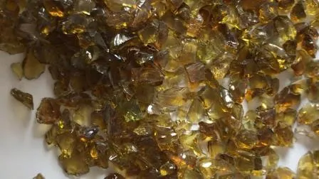 Crushed Brown Amber Glass Chips for Epoxy Terrazzo Flooring, Terrazzo Countertops, Landscaping 